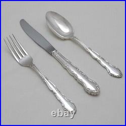 FLIRTATION Design Oneida Silversmiths Silver Service 84 Piece Canteen of Cutlery