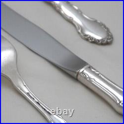 FLIRTATION Design Oneida Silversmiths Silver Service 84 Piece Canteen of Cutlery