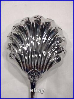 FRENCH BOULENGER, ANTIQUE SILVER PLATE, 10 Piece SERVING SET, LOUIS 15 STYLE