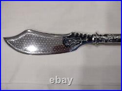 FRENCH BOULENGER, ANTIQUE SILVER PLATE, 10 Piece SERVING SET, LOUIS 15 STYLE