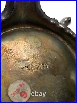 F. B. Rogers Vintage Baroque Ornate Silver Plate 4-Piece Tea Set