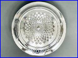 Fabulous Antique Footed Silver Plate Dish/ Center Piece With Cover By Gotham