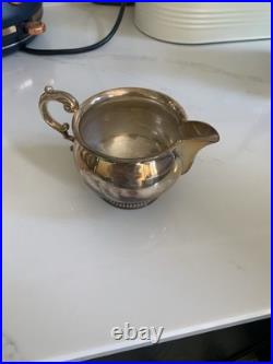 Four Piece Tea Set, Georgian Style, Silver Plated, Barker Ellis And Co