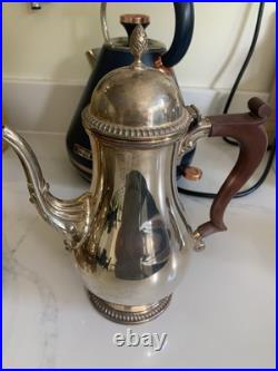 Four Piece Tea Set, Georgian Style, Silver Plated, Barker Ellis And Co