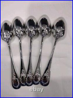 French Antique Boulenger Silver Plate Flatware 37 piece