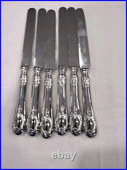 French Antique Boulenger Silver Plate Flatware 37 piece