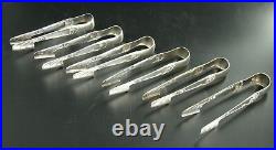 French Christofle Marly Silver Plated GRAN HOTEL COLON ASPARAGUS TONGS 6 PIECES