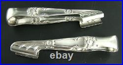 French Christofle Marly Silver Plated GRAN HOTEL COLON ASPARAGUS TONGS 6 PIECES