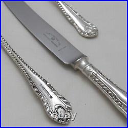 GADROON Design GEE & HOLMES Silver Service 64 Piece Canteen of Cutlery Set