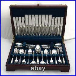 GAINSBOROUGH Design Angora Sheffield Silver Service 76 Piece Canteen of Cutlery