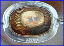 GC&W Silver Plated 4 piece classic design Tea Set+ beautifullEngraved Tray