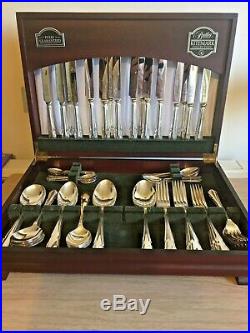 GEORGE BUTLER A1 SILVER PLATE 68 PIECE KITEMARK COLLECTION CANTEEN of CUTLERY