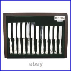 GEORGE BUTLER Silver Plate EPNS KINGS Pattern 44 Piece Canteen for 6