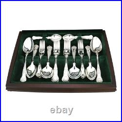 GEORGE BUTLER Silver Plate EPNS KINGS Pattern 44 Piece Canteen for 6