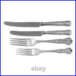 GEORGE BUTLER Silver Plate EPNS KINGS Pattern 44 Piece Canteen for 6