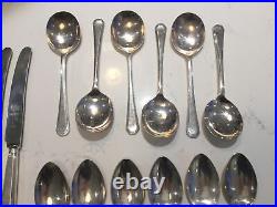 GRECIAN Design 42 Piece Canteen Of Silver Plated Cutlery EP Roberts Dore Vintage