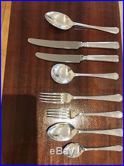 GRECIAN Design ARTHUR PRICE Sheffield Silver Service 44 Piece Canteen of Cutlery
