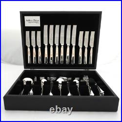 GRECIAN Design Arthur Price Sheffield Silver Service 62 Piece Canteen of Cutlery