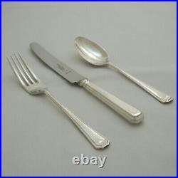 GRECIAN Design Arthur Price Sheffield Silver Service 62 Piece Canteen of Cutlery