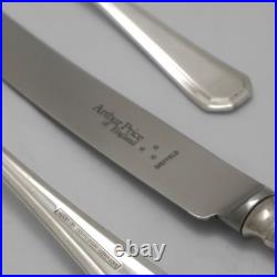 GRECIAN Design Arthur Price Sheffield Silver Service 84 Piece Canteen of Cutlery