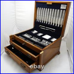 GRECIAN Design Carrs Silver Service St James 150 Piece Canteen of Cutlery Set