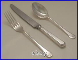 GRECIAN Design GEORGE BUTLER Cavendish Silver Service 44 Piece Set of Cutlery