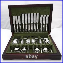 GRECIAN Design JOHN LEWIS Sheffield Stainless Steel 44 Piece Canteen of Cutlery