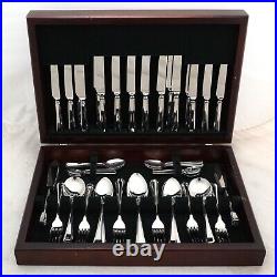 GRECIAN Design JOHN LEWIS Sheffield Stainless Steel 84 Piece Canteen of Cutlery