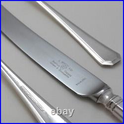 GRECIAN Design K BRIGHT LTD Sheffield Silver Service 44 Piece Canteen of Cutlery