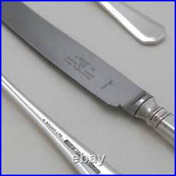 GRECIAN Design K BRIGHT LTD Sheffield Silver Service 84 Piece Canteen of Cutlery