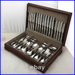 GRECIAN Design K BRIGHT LTD Sheffield Silver Service 84 Piece Canteen of Cutlery