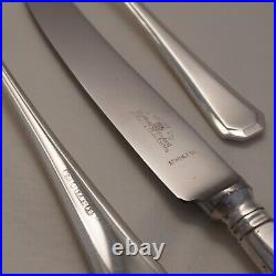 GRECIAN Design K BRIGHT Sheffield Silver Service 65 Piece Canteen of Cutlery