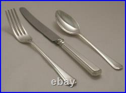 GRECIAN Design SHEFFIELD ENGLAND Silver Service 124 Piece Canteen of Cutlery