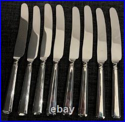 GRECIAN Pattern K Bright Sheffield Silver 62 Piece Canteen of Cutlery For 8