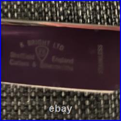 GRECIAN Pattern K Bright Sheffield Silver 62 Piece Canteen of Cutlery For 8