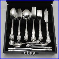 GUILDHALL By Arthur Price Sheffield Silver Service 62 Piece Canteen of Cutlery