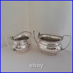 Garrard & Co George III Style 4 Piece Regent Plate Tea Service with Nips