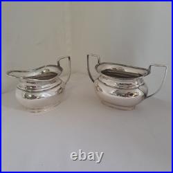 Garrard & Co George III Style 4 Piece Regent Plate Tea Service with Nips