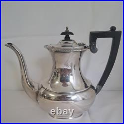 Garrard & Co George III Style 4 Piece Regent Plate Tea Service with Nips