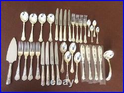 George Butler Genuine Silver Plated, King 34 Piece Cutlery Set EPNS 1 Since 1681