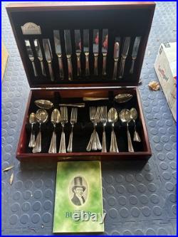 George Butler Of Sheffield 18-10 Stainless Steel 59 Piece Set (1 Piece Missing)