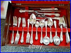 George Butler-Sheffield 78 Piece Silver Plated Canteen of Cutlery -Gadroon