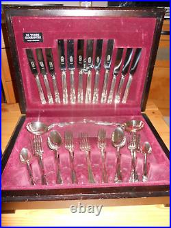 George Butler (with Paperwork) Silver Cutlery Set 42 piece