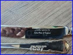 Good Vintage John Mason Sheffield 6 Place 44 Piece EPNS A1 Dubarry Cutlery Set