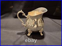 Gorham Baronial Silverplate Hollowware Heritage YH338-YH341 Tea Set 5 Piece Exc