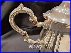 Gorham Baronial Silverplate Hollowware Heritage YH338-YH341 Tea Set 5 Piece Exc