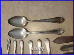 Gorham Roslyn Elmwood S. P. 1915 Silver Plate 55 Piece Set. Service for 6. A4