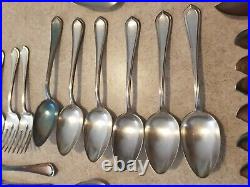 Gorham Roslyn Elmwood S. P. 1915 Silver Plate 55 Piece Set. Service for 6. A4