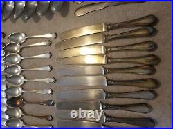 Gorham Roslyn Elmwood S. P. 1915 Silver Plate 55 Piece Set. Service for 6. A4