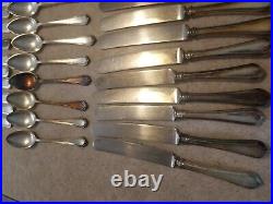 Gorham Roslyn Elmwood S. P. 1915 Silver Plate 55 Piece Set. Service for 6. A4